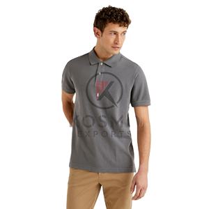 Sport pour hommes de haute qualité pour polo unisexe solide confortable à manches courtes col tournant T-Shirts Anti-rides caractéristique - Product Image 1