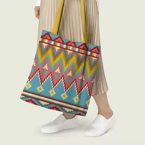 Bolsa de Mano de Algodón Premium para Mujer, Linda Bolsa con Estampado Personalizado, Logotipo Personalizado, Ecológica, Reutilizable, para Compras, Suministro al por Mayor - Product Image 6