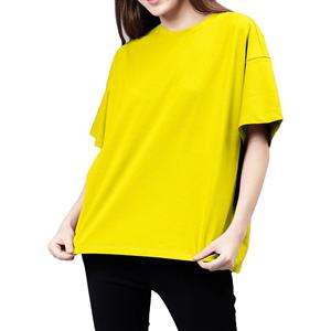 Camisetas Holgadas de Verano para Mujer, Manga Larga, Tallas Grandes, Impresión de Logotipo Personalizado, 100% Algodón Transpirable, Alta Calidad 2026 - Product Image 5