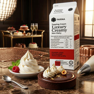 FARIBAKE Premium <b>Liquid</b> Non Dairy Topping Cream for Cake Decoration Bakery OEM ODM Wholesale Manufacturer - Product Image 1