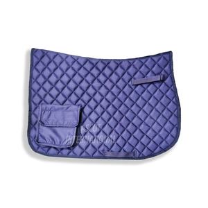 Almohadillas de sillín de equitación de diseño personalizado al por mayor en algodón taladro cojín de tela relleno todos los colores - Product Image 3