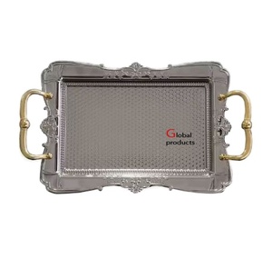 Bandeja de Servicio de Acero Inoxidable con Acabado Plateado de Alta Venta en 2025 para Hoteles, Restaurantes y Bares - Product Image 1