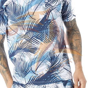 Nouveauté : Ensembles courts d'été pour hommes, sublimation personnalisée, design confortable, ensembles jumeaux pour hommes - Product Image 5