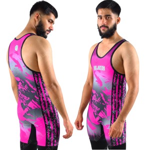 Venta al por mayor por encargo de lucha libre Singlets Ligero Wrestling Singlets Bajo MOQ Wrestling Singlets - Product Image 2