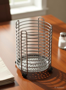 Support de rangement pour couverts de cuisine en acier inoxydable, porte-couteaux, fourchettes et cuillères, support de rangement pour couverts de table, pour la cuisine et la table à manger - Product Image 5
