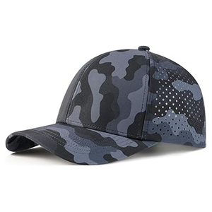 Casquette de camionneur noire réglable pour femme avec ouverture arrière, respirante, style queue de cheval, pour le sport |   Logo personnalisé disponible - Product Image 1