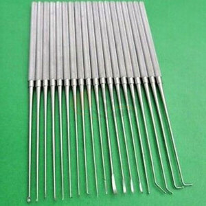 Kit d'instruments chirurgicaux manuels en acier inoxydable pour micro-dissection neurochirurgicale, ensemble de dissecteurs de précision certifié CE - Product Image 4
