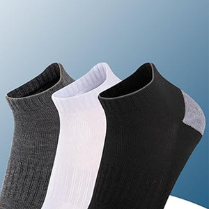Chaussettes basses personnalisées avec logo pour hommes et femmes, chaussettes de sport en coton sans couture, respirantes, avec bord élastique, confortables - Product Image 3