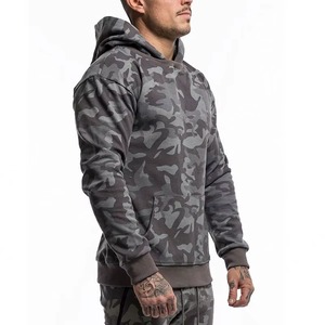 Wholesale 100% Cotton Solid Washed Winter Mens Gym Hoodie Sweatshirts Hooded <b>Jacket</b> Knitted - Product Image 5