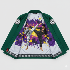 Kimono de Jiu-Jitsu en Coton Lourd 100% Coton, Tissage Perlé, Coupe Ajustée pour Hommes et Femmes, Entraînement Quotidien, Compétition, OEM - Product Image 5