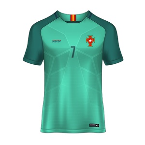 Maillot de football rétro personnalisé de haute qualité, impression de nom unique, col rond, sublimation, séchage rapide, respirant - Product Image 6