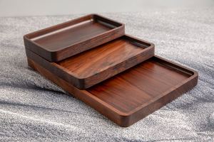 ถาดไม้วอลนัทแบบซ้อนได้ ดีไซน์โมดูลาร์ ถาดจัดระเบียบอเนกประสงค์ ทำด้วยมือในพอร์ตแลนด์ โอเรกอน - Product Image 5