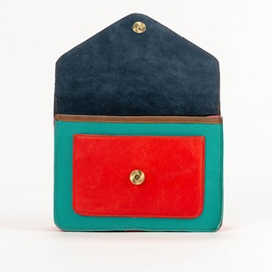 Femmes grande capacité décontracté à la mode été véritable cuir de vachette sac de messager Vintage Patchwork élégant motif spécial - Product Image 6