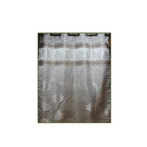 Hot Selling Floral Print Polyester <b>Curtains</b> <b>for</b> <b>Bedroom</b> Hotel Decorative Supplier - Product Image 1