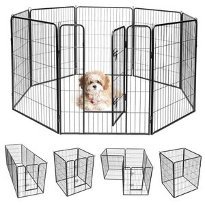 Recinto per Animali Domestici in Ferro Solido con Cancello - Impermeabile e Resistente - Product Image 1