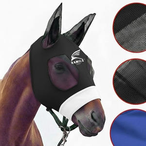 Masque anti-mouches pour chevaux 2026 : Meilleur design, protection UV, confortable, avec oreilles, respirant, élastique, et couvre-yeux en maille - Product Image 2