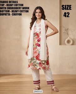 Grace <b>white</b> Kurti - Product Image 1