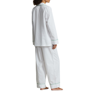 Ensemble de pyjama long personnalisé en usine, vêtements de nuit en rayonne, tenue d'intérieur, ensembles de vêtements de nuit en modal pour femmes - Product Image 4