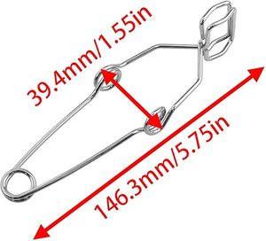 Professional Test-Tube <b>Clamp</b> Laboratory Tube Holder Forceps for Chemistry Biology Medical Scientific Research - Product Image 2