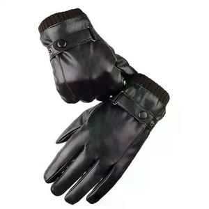 Unisex Winter Snowboarding Warm Windproof <b>Touch</b> <b>Screen</b> Full Finger Sheepskin Leather <b>Gloves</b> With Custom Logo - Product Image 6