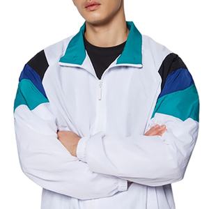 Conjunto de Chaqueta corta cortavientos de dos piezas personalizada, chándal de nailon y poliéster, conjunto corto cortavientos para hombre 2025 - Product Image 2