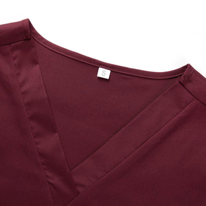 Trendy Fashion Nursing Uniform <b>Scrub</b> <b>Tops</b> V Neck Medical Apparel for Hospital and Healthcare Workers Medical V Neck Shirt - Product Image 5