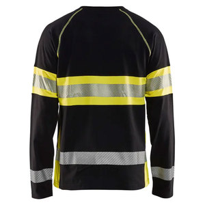 Custom Hi Vis Construction T-<b>Shirts</b> Reflective Stripes Long Sleeve Safety Low MOQ Safety Working <b>Shirts</b> For Workwear - Product Image 5