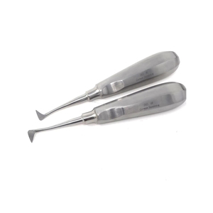 เครื่องมือผ่าตัดทางทันตกรรม สแตนเลสสตีล ที่ยกถอนรากฟัน แบบโค้ง - Product Image 5