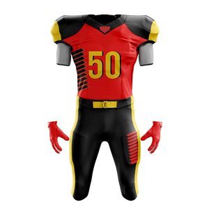Uniforme de Fútbol Americano al por Mayor, Diseño Personalizado, Sublimación, Jersey Acolchado y Pantalones Cortos, Uniforme Juvenil de Fútbol Americano, Tackle Twill - Product Image 1
