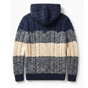 Sweat à capuche pull-over texturé 100 % coton épais pour homme, coupe classique, style vintage, avec logo personnalisé, vente en gros, dropshipping - Product Image 6