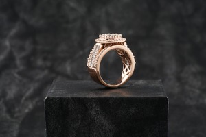 Hot Selling VVS Moissanite 925 Sterling Silver <b>Ring</b> Gold Plated Fine Jewelry <b>Men</b> Women Wedding Diamond Test Passes HipHop Style - Product Image 2