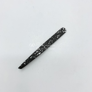 2025 vente en gros marque privée Logo noir et blanc épais métal acier inoxydable sourcils pince à épiler cils pince à épiler ciseaux - Product Image 4