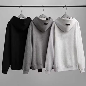 Sudaderas con Capucha para Hombre, Manga Corta, Diseño Sólido, 100% Algodón, Tejido de Punto, Corte Holgado, Ecológicas, 240g, Secado Rápido y Transpirables - Product Image 1