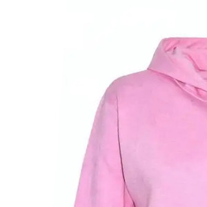 Women's <b>Pink</b> Hooded <b>Tracksuit</b> Full Zip Sweatshirt Jogger <b>Set</b> Casual Solid Color Cotton Autumn Wear - Product Image 3