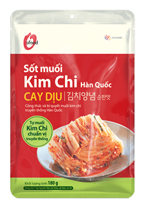 Salsa de Condimento Coreana O'food para Kimchi, Sabor Suave, 180g - Salsa de Kimchi Lista para Usar para Repollo Napa - Producto al por Mayor y OEM - Product Image 2