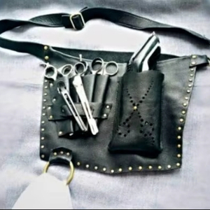 Artisan Leather Barber Scissor Holster Professional Hairdressing <b>Pouch</b> Bag Salon Stylist Shear Tool Holder LBSH-0006 - Product Image 1