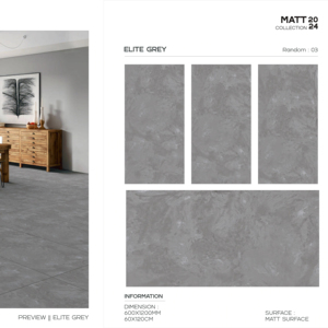 Azulejos de porcelana modernos con superficie mate de 60x120cm, 600x1200mm, tamaño 24x48 para un diseño elegante de paredes y suelos interiores. - Product Image 1