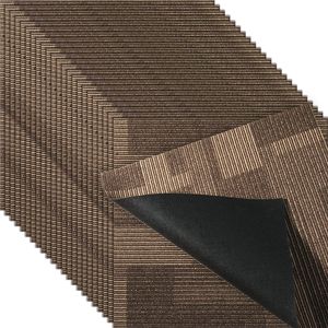 Losetas de Alfombra Acolchadas Reutilizables de 24"x 24", Fácil Instalación DIY con Acolchado Incorporado para Dormitorio o Sala de Estar - Product Image 1