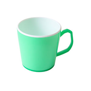 Gobelet à boisson rond bicolore – Tasse à boisson réutilisable en plastique - Product Image 4