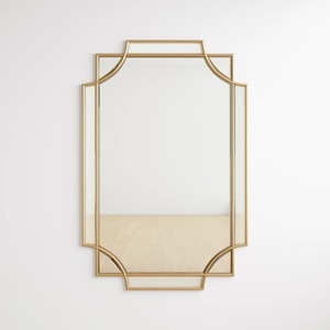 Premium Quality Long Gold <b>Frame</b> Decorative Wall Mirror Suitable For Living Room Hallway And Entryway Wall Accent From India - Product Image 1