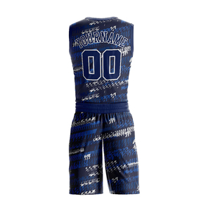 Uniforme de basket-ball uni 100% polyester de haute qualité, sur mesure, sans manches, col en V, par Maven Togs - Product Image 2