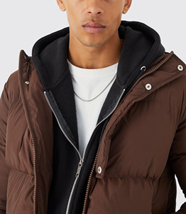 Custom Logo Men Winter Bubble Puffer <b>Jacket</b> Thick <b>Warm</b> Quilted Down <b>Jacket</b> <b>Waterproof</b> Outdoor <b>Jacket</b> Manufacturer - Product Image 2