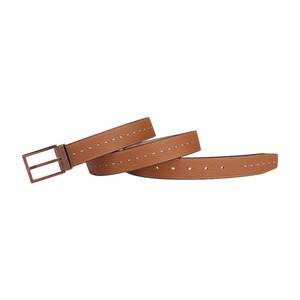 Cinturón de Cuero con Hebilla de Aleación de Estilo Casual para Hombre, Duradero, Ligero, Transpirable, 3.5 cm de Ancho, Elementos de Hebilla Personalizables - Product Image 2