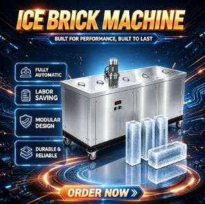 Machine à blocs de glace <span class=keywords><strong>grand</strong></span> format à bas prix / Machine à briques de glace / Machine à fabriquer des briques de glace pour hôtels et bières fraîches - Product Image 1