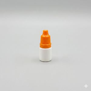 <b>White</b> PP Plastic Cylinder Bottle With Screw <b>Cap</b> For Cosmetic Use 3-20ml Lightweight Durable Packaging - Product Image 5