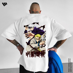 Venta caliente 100% algodón Camiseta de calidad superior para hombre Diseño personalizado Logotipo de impresión gráfica multicolor Bajo MOQ de gran tamaño 280 GSM - Product Image 3