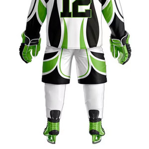 Tenue de hockey sur glace par sublimation, couleurs d'équipe personnalisées, vêtements de sport respirants pour commandes en gros, uniforme de hockey sur glace - Product Image 5