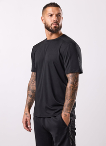 High Quality 100% Cotton <b>Tshirts</b> for Men Oversized White Blank T-Shirt Custom DTG Printing Plus Size Wholesale - Product Image 3