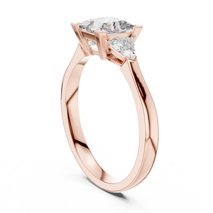 El anillo de diamantes Zen Den de 14K para mujer, diseño personalizado, anillo de oro blanco certificado para mujer, joyería de compromiso de lujo - Product Image 2
