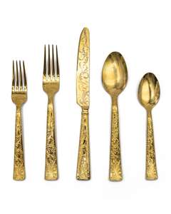 Juego de cubiertos metálicos de diseño para una mesa de comedor de alta gama, adecuado para el hogar y la industria hotelera. - Product Image 5